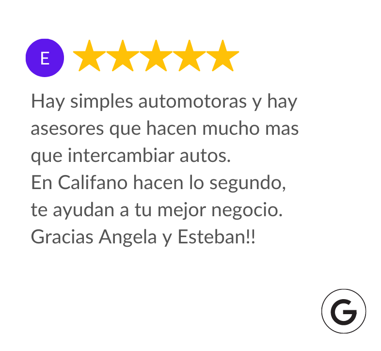 Hay simples automotoras y hay asesores que hacen mucho...