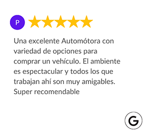 Una excelente Automótora con variedad de opciones para comprar vehículo.